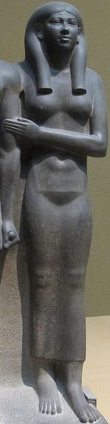 155px-King Menkaura (Mycerinus) and queen-2.jpg