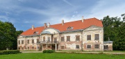 Bâtiment principal du manoir d'Ahja dans le comté de Tartu.