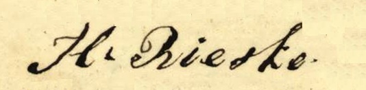 Handtekening Harm Rieske 9 januari 1836.jpg