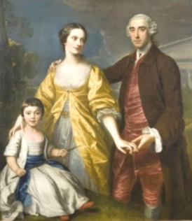 John Pittand his wife Marcia and son Williamby William Hoare, 1761.jpg