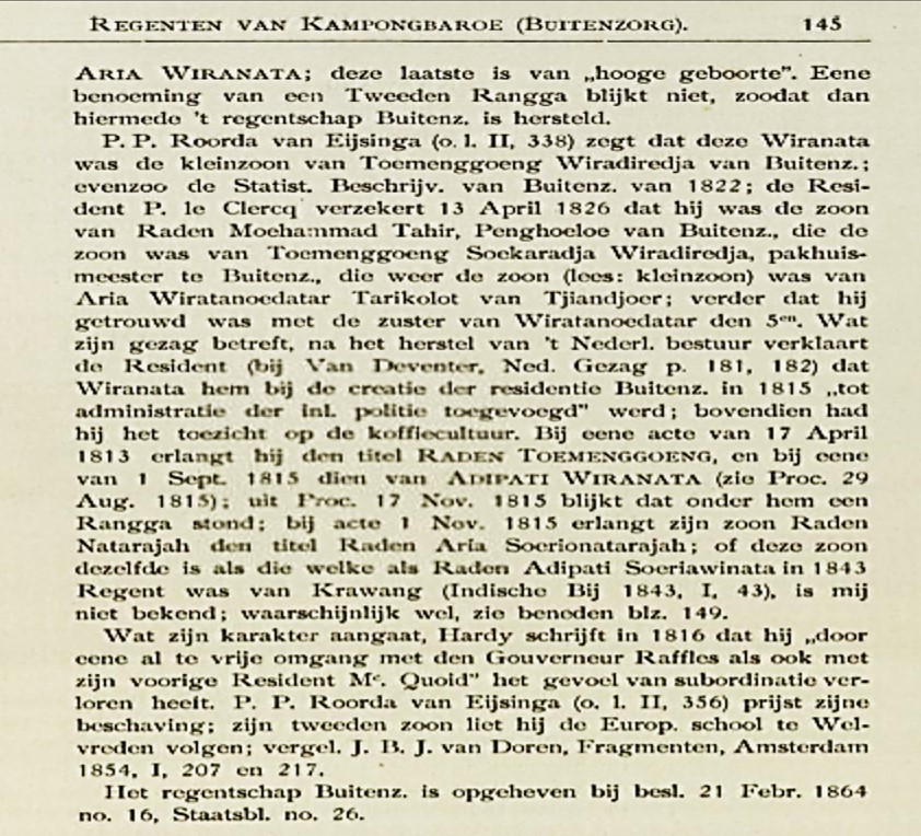 Haan, Frederik: "PRIANGAN", I. Overzicht. II. Personalia, 1910