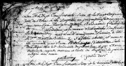 Acte de baptême de Martin Bordenave, né le 24 mars 1776 et "baptisé un jour après sa naissance".