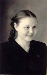 Н. Г. Дёмина в 1954 г. / Natalya Dyomina in 1954