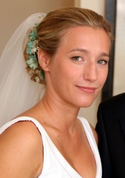 Charlotte Rouveix, le jour de son mariage, le 26 septembre 2009.