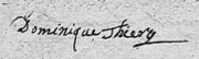 Signature - 1700 - 1er mariage