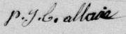 Signature - 1863