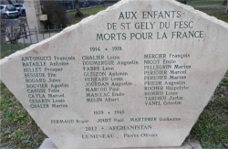 Monument aux morts de Sant-Gély-du-Fesc