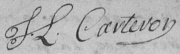 Signature le 28 mars 1723