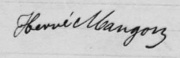 Signature en 1873