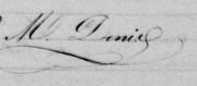 Signature - 1863