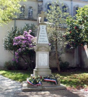 Plaque commémorative - Monument aux morts de Plomelin