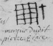 Marque (inhumation de sa belle-mère)