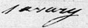 Signature - 1863