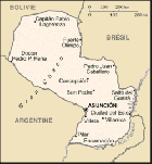 Carte du Paraguay.