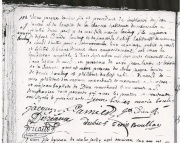 Acte de mariage entre Jacques Lanier et Marie Boulay, le 3 septembre 1765 à Verzé (71).