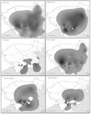Карта распространения  O3