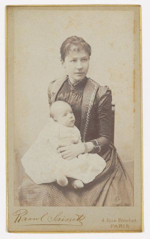 Jo Bonger and son Vincent Willem van Gogh 1890.jpg