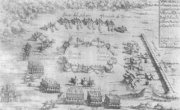 Siège du camp de Cheremetiev et Timofeï Ermolovitch Tsetsioura par les troupes polonaises en 1660.