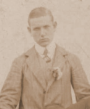 Nicasio Santisteban Páscua en la foto familiar Santisteban-Páscua de 1910