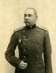 Полковник П. А. Деревицкий, командир 2-го дивизиона 36-й арт. бригады (Гатчина, ок. 1904)