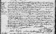 Acte de mariage entre Marie Lasnier et Benoit J, le 24 novembre 1789, à Solutré.