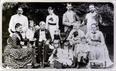 The Delanos gather for Grandpapa's 80th Birthday in 1889