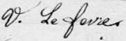 Signature - 1863