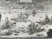 Bataille de Grengam en 1720.