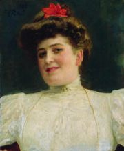 портрет работы И. Е. Репина 1907 года
