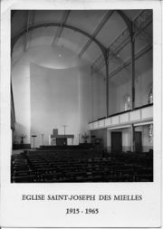 Église Saint-Joseph des Mielles en 1965