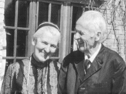 Jadwiga et son mari en 2000