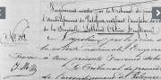 en-tête du jugement rectificatif pour son acte de naissance.