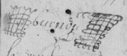 Signature en 1673 (inhumation de son fils acte sans prénom).