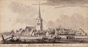 Gezicht op Koudum 1771.jpg
