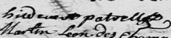 Sa signature en 1748 à Elbeuf-en-Bray.