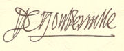 Signature de Gilles de Gouberville