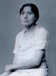 Mercedes Campana Andrade, alrededor de 1925.