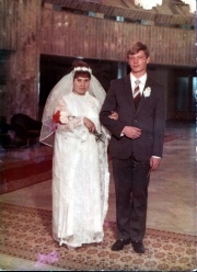 Свадебная фотография Кокина Б.И. и Плаксиной Н.Н.