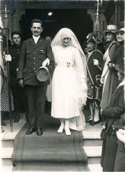Mariage de Paul Antoine et de Suzanne Lanier, à Paris, le 19 juillet 1919.