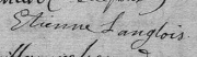 Sa signature en 1766.